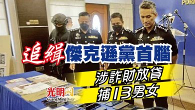 Photo of 追緝傑克遜黨首腦 涉詐財放貸 捕13男女