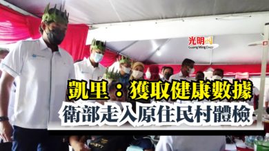 Photo of 凱里：獲取健康數據 衛部走入原住民村體檢