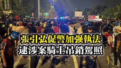 Photo of 張引弘促警加強執法  逮涉案騎士吊銷駕照