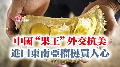 Photo of 中國“果王”外交抗美  進口東南亞榴槤買人心