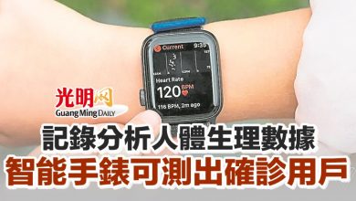 Photo of 記錄分析人體生理數據 智能手錶可測出確診用戶