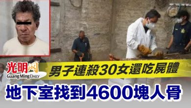 Photo of 男子連殺30女還吃屍體 地下室找到4600塊人骨