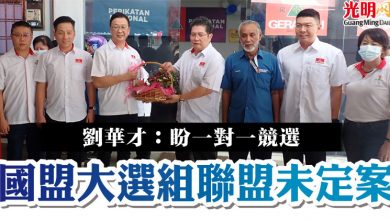 Photo of 劉華才：盼一對一競選  國盟大選組聯盟未定案
