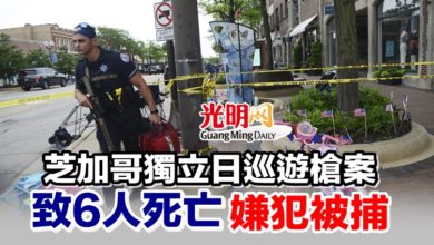 Photo of 芝加哥獨立日巡遊槍案致6人死亡 嫌犯被捕