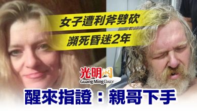 Photo of 女子遭利斧劈砍瀕死昏迷2年 醒來指證：親哥下手