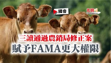 Photo of 【國會】三讀通過農銷局修正案  賦予FAMA更大權限