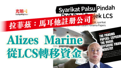 Photo of 拉菲茲：馬耳他註冊公司  Alizes Marine從LCS轉移資金