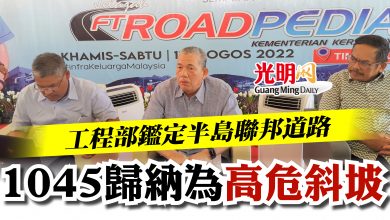 Photo of 工程部鑑定半島聯邦道路  1045歸納為高危斜坡