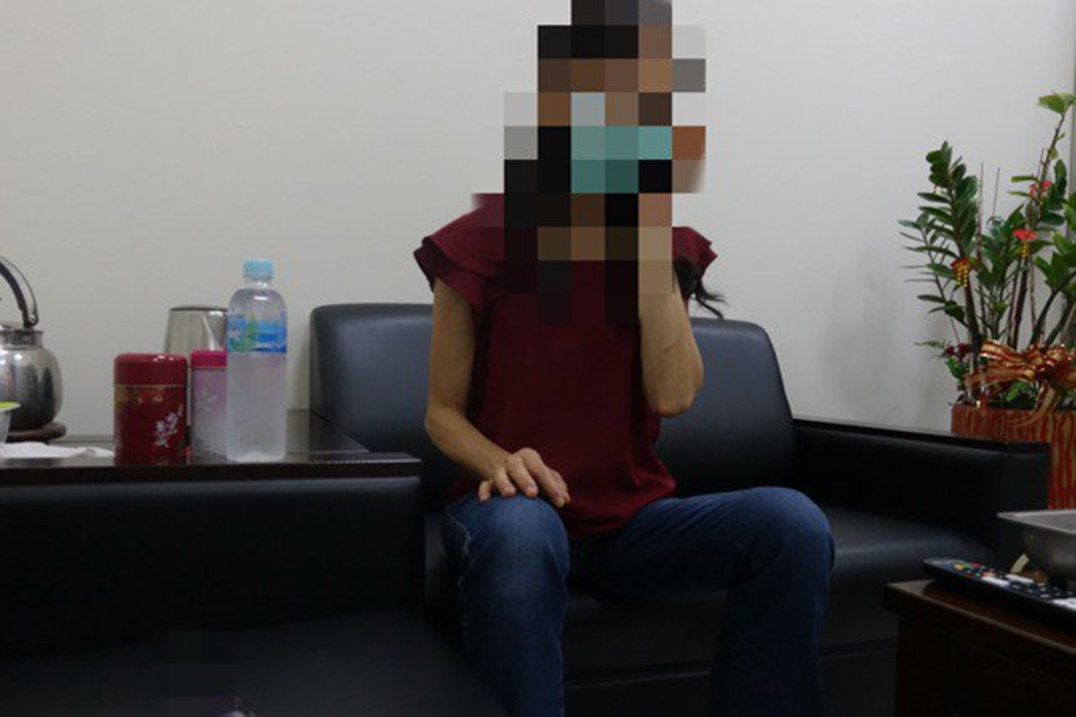 段小姐指兒子在柬埔寨非常無助，直到聯繫上統促黨總裁「白狼」張安樂，才彷彿看到一線曙光。