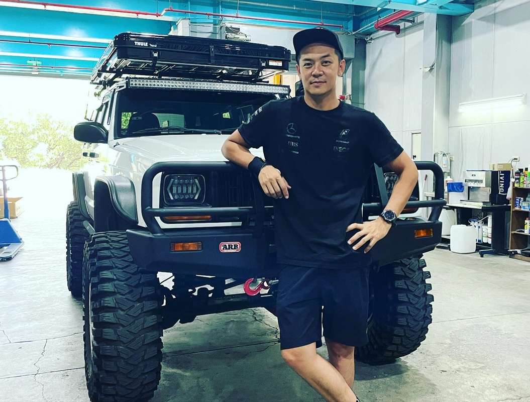 姚元浩也是賽車運動愛好者。