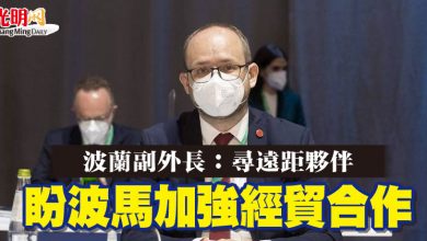 Photo of 波蘭副外長:尋遠距夥伴 盼波馬加強經貿合作