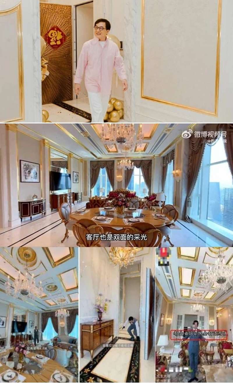 成龍豪宅（約2593萬令吉）裝潢極盡奢華與絢麗讓人宛如身處皇宮
