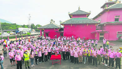 Photo of 淡邊百里文化火炬行 逾400人持小國旗傳火炬