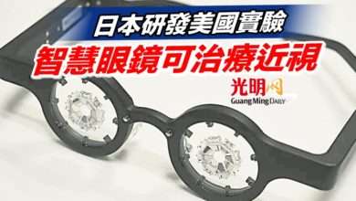 Photo of 日本研發美國實驗 智慧眼鏡可治療近視