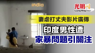 Photo of 妻虐打丈夫影片廣傳 印度男性遭家暴問題引關注