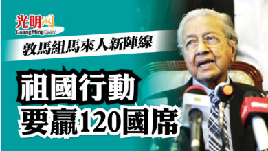 Photo of 敦馬組馬來人新陣線 祖國行動要贏120國席