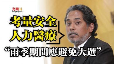 Photo of 凱里：考量安全人力醫療  “雨季期間應避免大選”