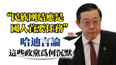 Photo of “民族團結應是國人首要任務”  林冠英：哈迪言論 這些政黨為何沉默