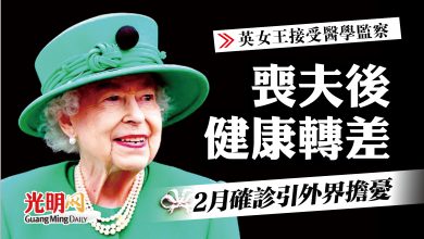 Photo of 【英女王接受醫學監察】喪夫後健康轉差 2月確診引外界擔憂