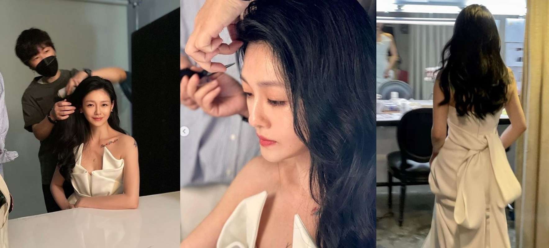 大S最新照片曝光,體態與膚質甚至比未婚時候更美。(翻攝自asosbarbiedee IG)