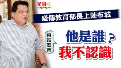 Photo of 盛傳教育部長上陣布城 東姑安南：他是誰？我不認識
