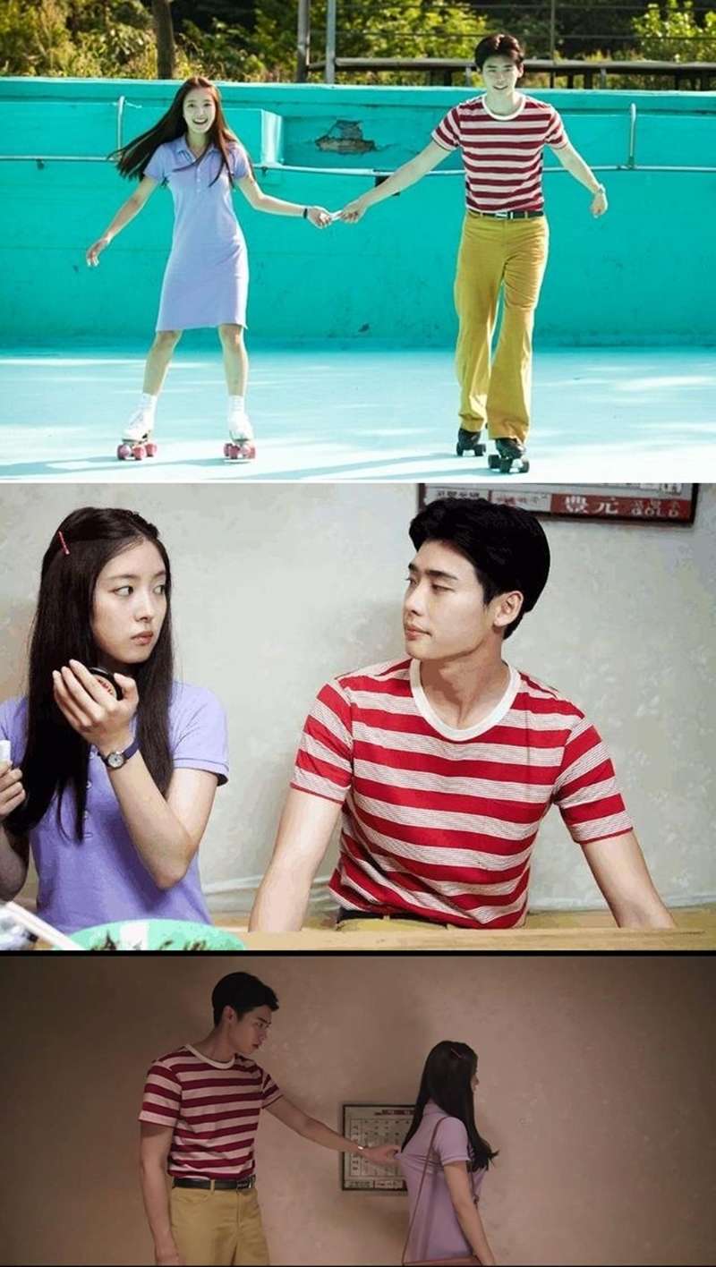 2018年韓星李鐘碩主演的電影《熱戀年代》也有類似抓內衣帶的鏡頭