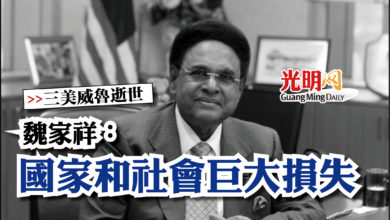 Photo of 【三美威魯逝世】 魏家祥：國家和社會巨大損失