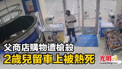 Photo of 父商店購物遭槍殺 2歲兒留車上被熱死