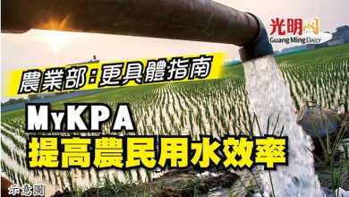 Photo of 農業部：更具體指南 MyKPA提高農民用水效率