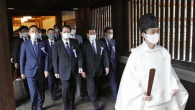 Photo of 日90跨黨派議員拜靖國神社