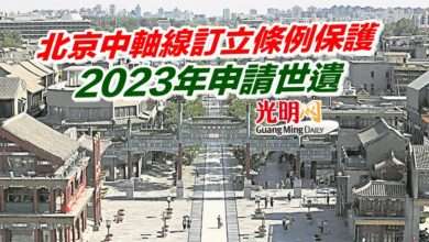 Photo of 北京中軸線訂立條例保護  2023年申請世遺