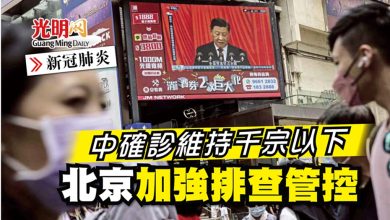 Photo of 【新冠肺炎】中確診維持千宗以下 北京加強排查管控