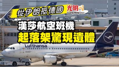 Photo of 從伊朗抵德 漢莎航空班機 起落架驚現遺體