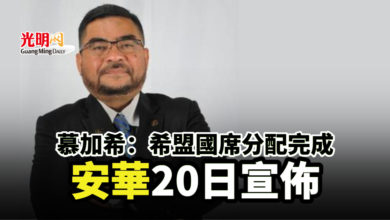 Photo of 慕加希：希盟國席分配完成 安華20日宣佈