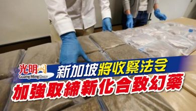Photo of 新加坡將收緊法令 加強取締新化合致幻藥