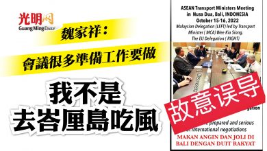 Photo of 魏家祥：會議很多準備工作要做 我不是去峇厘島吃風