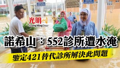 Photo of 諾希山：552診所遭水淹 鑒定421替代診所解決此問題