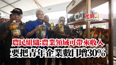 Photo of 農民組織：農業領域可帶來收入  要把青年企業數目增30％