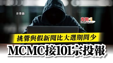 Photo of 挑釁與假新聞比大選期間少 MCMC接101宗投報
