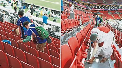 Photo of 【世界杯】賽後幫忙清理看台垃圾 日本球迷素質不一樣