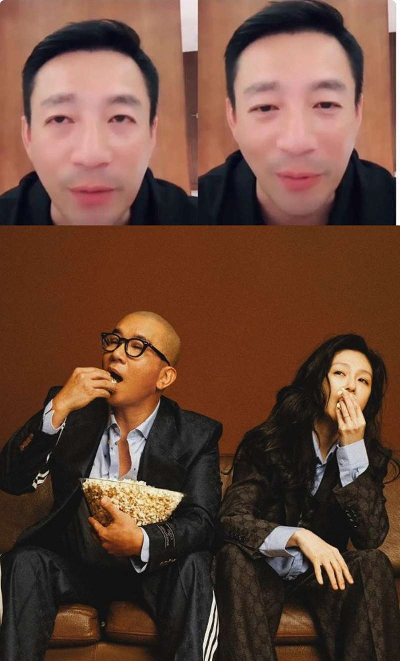 初汪小菲才在直播中哽咽淚謝大Ｓ和具俊曄照顧家人