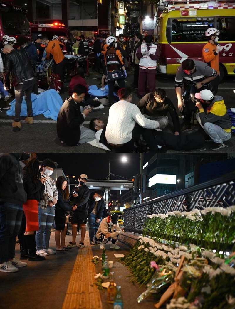韓國梨泰院上週六（10月29日）發生人疊人慘劇，造成156人身亡，死者包括外國遊客