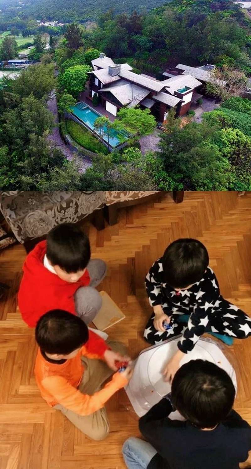 梁洛施和3個兒子在香港所住的房子正是李澤楷名下最看重的“紅木屋”，這套豪宅是李澤楷花8年時間打造的，被稱為“香港第二豪宅”，如今預估價值20億。