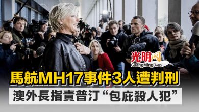 Photo of 馬航MH17事件3人遭判刑 澳外長指責普汀“包庇殺人犯”