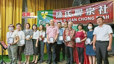 Photo of 【陳氏聯宗社聯歡宴】首次準候選人身份參與宴會 林慧英教辨認希盟標誌