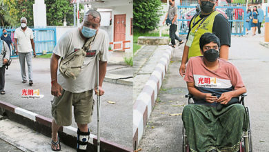 Photo of “5年一次怎能錯過” 男子拄拐杖投票