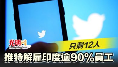 Photo of 推特解雇印度逾90%員工 只剩12人