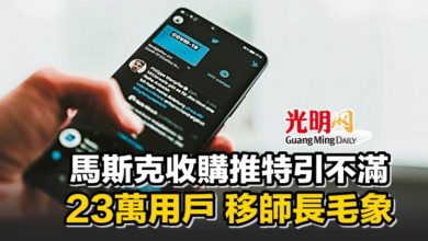 Photo of 馬斯克收購推特引不滿 23萬用戶 移師長毛象