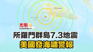 Photo of 所羅門群島7.3地震 美國發海嘯警報