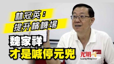 Photo of 林冠英：提升檳機場 魏家祥才是喊停元兇